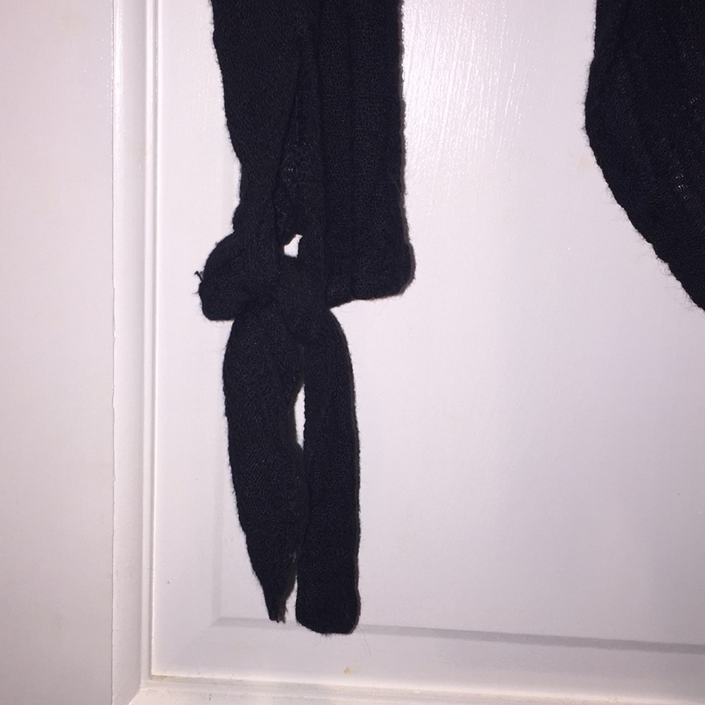 Free People rayon gauze black blouse - Picture 4 of 5